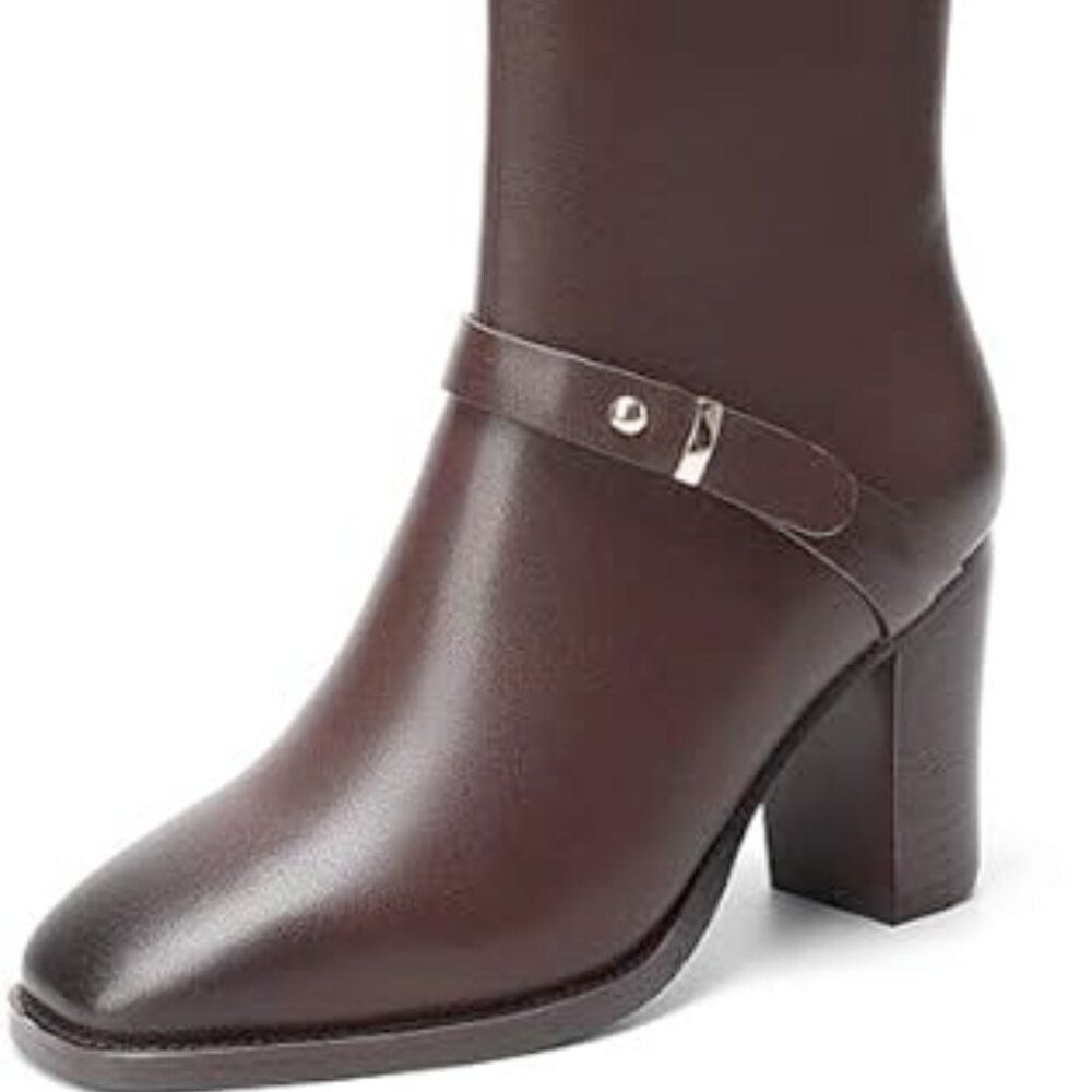 Like Brand New, Worn Only Once, TinaCus Women's Handmade Genuine Leather